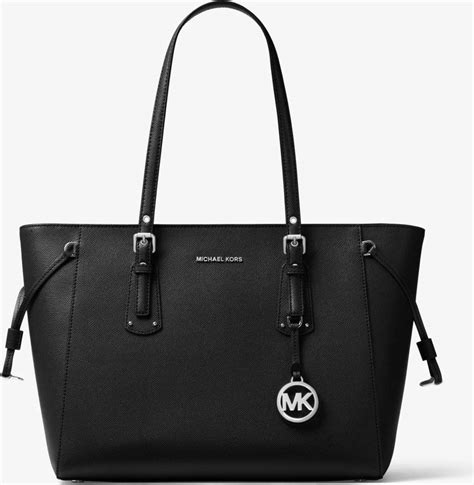 michael kors voyager tote black